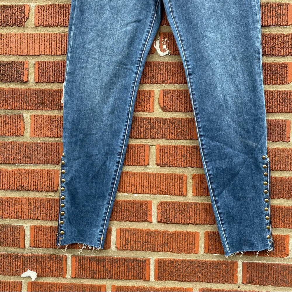 🆕 LVPL Liverpool Kayden Studded Zip Gusset Jean - Picture 4 of 13